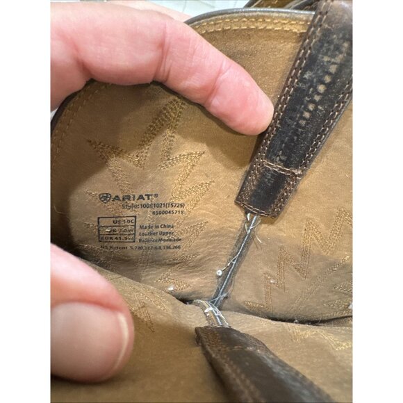 Ariat Womens Heritage Western Boot Size: US 10 Style: 10001021 Pre-Owned - Picture 16 of 16